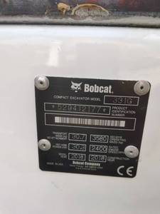 รถขุดขนาดเล็ก 3 ตัน บ็อบแคท รุ่น 331G มือสอง EPA บ็อบแคท 331G รถขุดขนาดเล็ก - Product Image 4