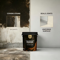 Peinture murale intérieure acrylique résistante aux alcalis VALIDEA, apprêt liquide, revêtement à faible teneur en COV, scellant qui améliore l'adhérence du couche de finition pour la maison