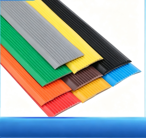 Self Adhesive L Shape PVC Rubber Anti Slip <b>Stair</b> <b>Nosing</b> Step <b>Edge</b> Trim <b>Stair</b> Tread Protector For Indoor Outdoor Staircase - Product Image 1