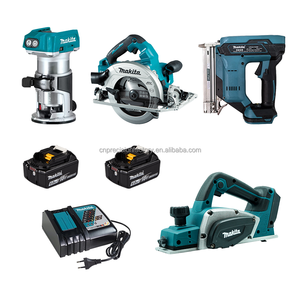 Kit Combinado <span class=keywords><strong>Makita</strong></span> de <span class=keywords><strong>18V</strong></span> LXT con Herramientas para Trabajar la Madera sin Escobillas, Batería BL1860B, Cargador DC18RC, Juego Completo de 7 Piezas - Product Image 1
