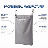 Sac à linge pliable et imperméable, type sur porte, pour vêtements et outils