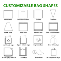 Bolsas Ziplock Reutilizables de PE Transparente Personalizables OEM con Impresión de Logotipo Personalizado para Empaque de Accesorios de Teléfonos Móviles