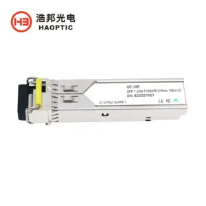 Optical Fiber 1.25g Bidi 10km Wdm Transceiver Module Sfp1g Sfp Lc Lx 10km Smf Transceivers J4859d