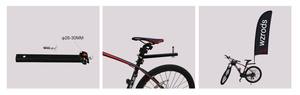 Weihai Wisezone, Nuevo Artículo en Promoción, Pancarta Móvil para Bicicleta, Bandera de Playa para Publicidad en <span class=keywords><strong>Bicicletas</strong></span> 2021 - Product Image 6