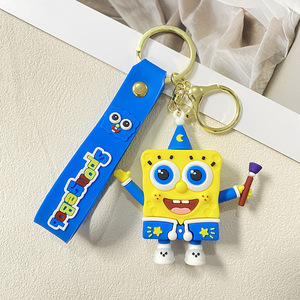 Llavero de dibujos animados transfronterizo de Bob Esponja, accesorio creativo de peluche de Sr. <span class=keywords><strong>Krabs</strong></span> para bolsos, para hombres y mujeres - Product Image 2