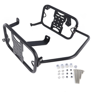 Waximoto Supporto Laterale in Acciaio per <span class=keywords><strong>Borse</strong></span> e Portapacchi, Compatibile con <span class=keywords><strong>Royal</strong></span> <span class=keywords><strong>Enfield</strong></span> GUERRILLA 450 - Product Image 2