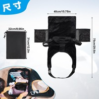 Sangle d'extension portable pour siège d'avion, pour lit de voyage adulte, en tissu flanelle 4 saisons