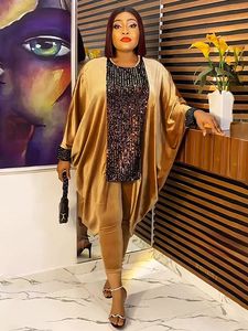 <span class=keywords><strong>Abiti</strong></span> Casual <span class=keywords><strong>taglie</strong></span> <span class=keywords><strong>forti</strong></span> alla moda per donne africane aderente Silhouette Dashiki set due pezzi-Top Pants tailleur per feste - Product Image 4