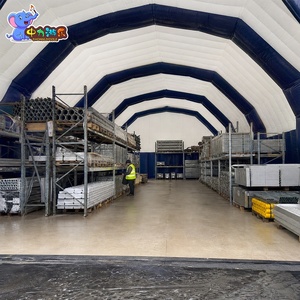 Abri <span class=keywords><strong>de</strong></span> <span class=keywords><strong>stockage</strong></span> temporaire extérieur personnalisé, <span class=keywords><strong>tente</strong></span> d'entrepôt gonflable en PVC pour la logistique industrielle, pour le <span class=keywords><strong>stockage</strong></span> d'équipements - Product Image 3