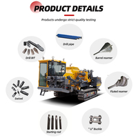 Nouvelle machine de forage horizontal directionnel (HDD) mini 2025 pour la pose de canalisations souterraines sans tranchée et sans destruction