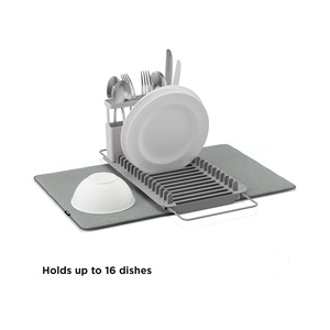 Kitchen Countertop Multifunctional Fork Spoon Drying <b>Rack</b> Kitchen Storage Draining <b>Rack</b> With Mat - Product Image 4