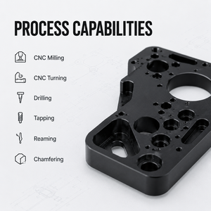 Custom CNC Machining Plastic Parts ABS Plastic CNC Parts <b>Drone</b> Plastic Parts CNC Machining Service - Product Image 4