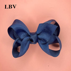 FanYue Ins Bestseller Classic 3-Zoll-Rippen band Haars pange Gute Qualität Baby Mädchen Kinder Bogen Großhandel - Product Image 6