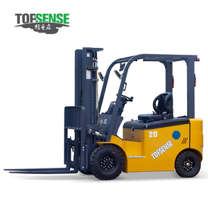 Topsense Carretilla elevadora eléctrica China Famosa marca Camión Pequeño 2 toneladas MINI Carretilla elevadora eléctrica con neumático sólido - Product Image 3