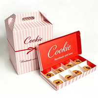 Boîtes cadeaux imprimées de haute qualité personnalisées en usine pour beignets et biscuits, avec des matériaux recyclés et des logos sur mesure