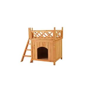 Dog Kennel House Large Timber Wood Pet Puppy Home Optional