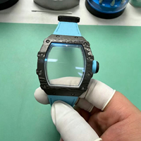 Jam Tangan Pria Sport dan Santai Mekanik Otomatis Penuh Serat Karbon Data Asli Kelas Atas Terbaru 3501