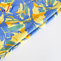 Tissu en coton tricoté pour vêtements, élastique et confortable, impression numérique personnalisée, fourniture directe d'usine, MOQ 1 mètre