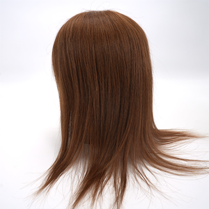 Listo para enviar: Toppers de cabello humano 3*5.5 para mujer, base mono, de proveedores de tupés, cabello humano <span class=keywords><strong>virgen</strong></span> con cutícula alineada, topper mono con PU - Product Image 4