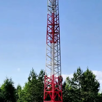 Tour d'antenne en acier galvanisé à chaud pour projet de couverture des infrastructures de réseau mobile côtier - Fabricant