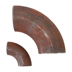 ท่อเหล็กคุณภาพสูง ASME B16.9 สแตนเลส 304/316/321 เหล็กคาร์บอน 20 #   ข้อต่อท่อเชื่อมแบบไร้รอยต่อ A105 ข้องอ 30 45 90 180 องศา - Product Image 4