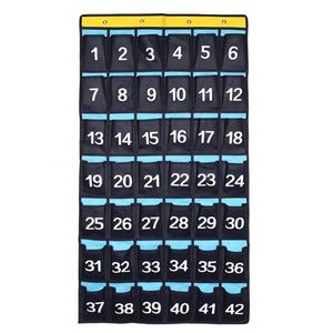 Tablero de Bolsillos para Teléfonos Celulares con Número, Color Gris, para Aula, con Descuento Promocional - Product Image 3