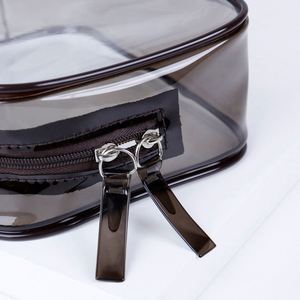 Bolsa de Aseo Transparente para Viaje, Impermeable, Tamaño Cuarto de Galón, Organizador de Maquillaje de PVC para Mujer - Product Image 4