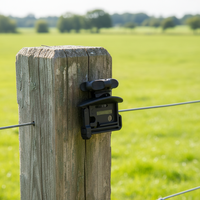 Cinta Aislante de Alta Resistencia para Cercas Eléctricas - Resistente a los Rayos UV y Duradera para Postes de Madera