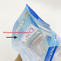 Sac d'emballage Transparent de grande taille 2kg 5kg en plastique avec fermeture éclair pour les boutures d'engrais et de graines