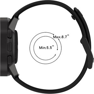 Venta al por mayor de fábrica Suunto Vertical 22mm silicona deportes Smartwatch Correa cinturón transpirable para Suunto9 Smartwatch Band - Product Image 5