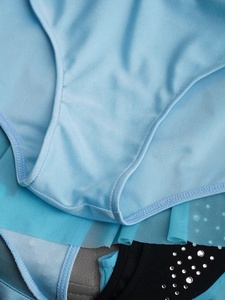 Costume de danse contemporaine <span class=keywords><strong>pour</strong></span> filles de 6 à 16 ans, robe à volants <span class=keywords><strong>pour</strong></span> spectacles sur scène, compétitions de danse - Product Image 4
