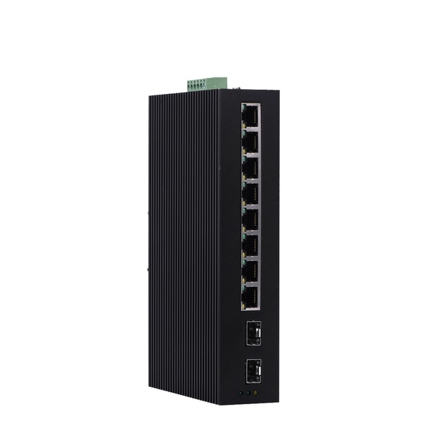 InMax Manufacturer 2G+8G 10/100/1000M Gigabit Industrial Networking Switch for Security Monitoring Ethernet Switch