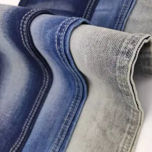 Vendita calda blu scuro, lavabile 13.3 oz larghezza 58 "cotone normale non elasticizzato bull pesante tessuto denim spesso per giacca/