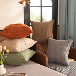 Coussin décoratif moderne haut de gamme en polyester, motif rayé tissé délicat, pour canapé <span class=keywords><strong>et</strong></span> chambre à coucher, portable - Product Image 1