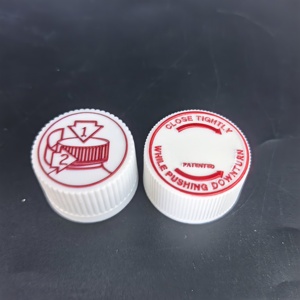 Bouchon de sécurité enfant (CRC) rouge 24/410 pour flacon médical - Product Image 6