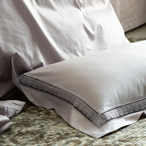 French Style Solid Color Light Luxury <b>Bedding</b> Set Tencel Cotton Four Piece Summer Breathable Duvet Cover Set - Product Image 3