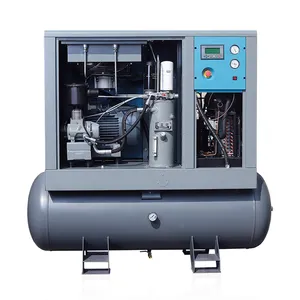 Compresor de aire accionado por correa de alta presión, 16 bar, 11kw, frecuencia Variable, para máquina de corte láser de fibra