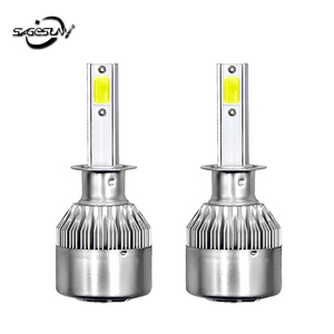 Kit de conversion de phares LED tout-en-un série <span class=keywords><strong>C6</strong></span>, conception multi-adaptation compatible avec les ampoules H1, H3, H4, <span class=keywords><strong>H7</strong></span>, H11, 9005 et 9006 - Product Image 1