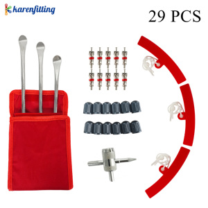 Heavy Duty Tire Spoon Levers Set <b>Car</b> Motorcycle Tire Removal <b>Repair</b> Tools - Product Image 2
