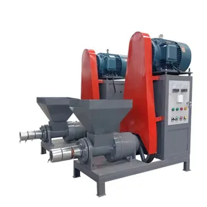 Manufacturing Fire Wood Agro Waste Briquette Making Machine Small Rice Husk Briquette Machine For Rice Husk