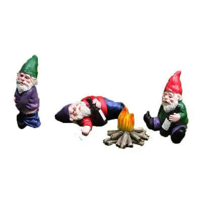 क्रिएटिव लवली लघु राल उद्यान सजावट माइक्रो परिदृश्य सजावट उद्यान Gnomes या Dwarfs