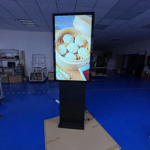 Suelo de pie 49 pulgadas OCA laminación completa al aire libre 2000cd/M Publicidad pantalla táctil quiosco tótem LCD señalización Digital y pantalla - Product Image 4