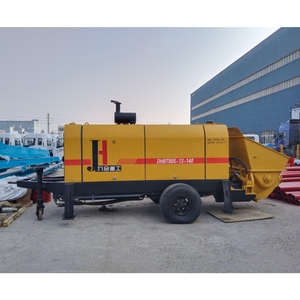 Pompe à béton diesel sur remorque DHBT80S-16 JUHE 80m³/h, pompe à béton stationnaire à haute efficacité, équipement à vendre - Product Image 5