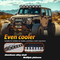 Barre lumineuse LED de 42 pouces 560W 7 pièces 5 pouces à faisceau blanc avec DRL IP68 étanche pour 4x4 Jeep Wrangler tout-terrain
