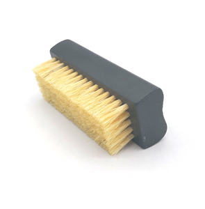 Brosse à chaussures de sport haut de gamme à manche en bois noir, poils de porc, pour <span class=keywords><strong>bottes</strong></span> de neige - Product Image 2