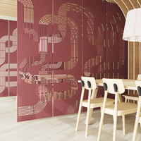 Nouveauté : Panneau acoustique de plafond 4x8 pour la maison, en fibre de polyester