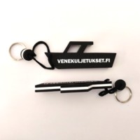 Porte-clés et étiquette de clé flottants en EVA en forme de bateau avec logo personnalisé, impression en héliogravure respectueuse de l'environnement