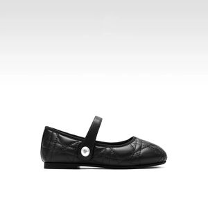 Zapatos de Ballet Mary Janes para Niñas Hzbc OEM ODM - Parte Superior de Microfibra Iluminada Bordada, Cierre de Velcro, Suela de Goma Antideslizante - Product Image 1