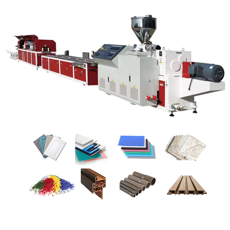 used second hand plastic small extruder production line pvc making machines for small business manufacturing