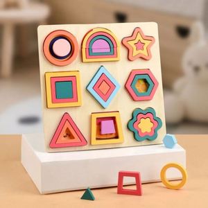 Juguete Sensorial para Niños Pequeños, Bloques de Desarrollo para Autismo, Rompecabezas de Clasificación de Formas Geométricas y Flores - Product Image 2